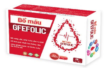 Thực phẩm Gfefolic bổ máu bổ sung sắt